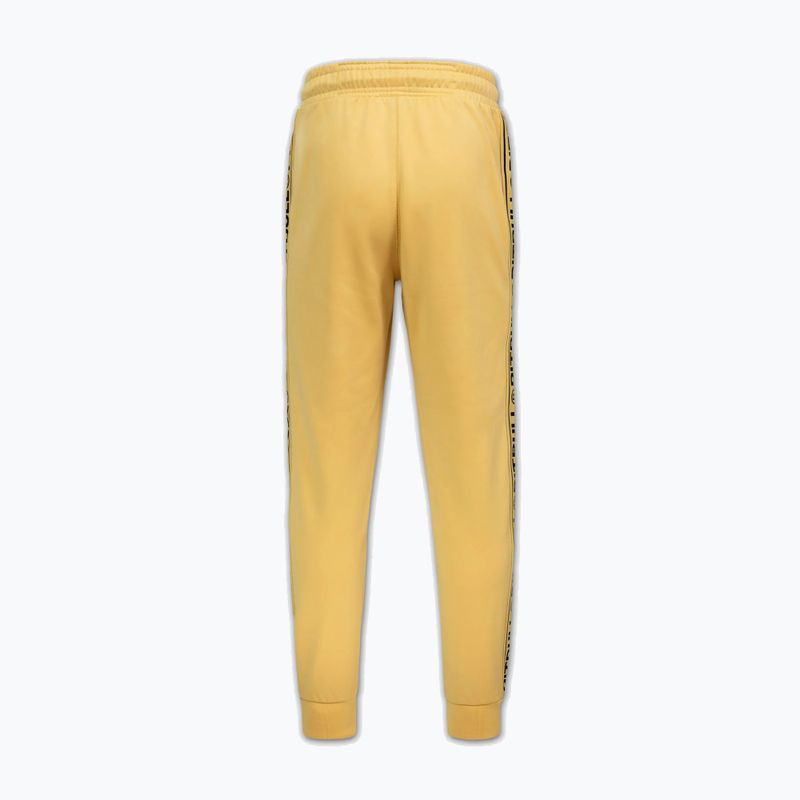 Men's trousers Pitbull Trackpants Tape Logo Terry Group pale yellow 6