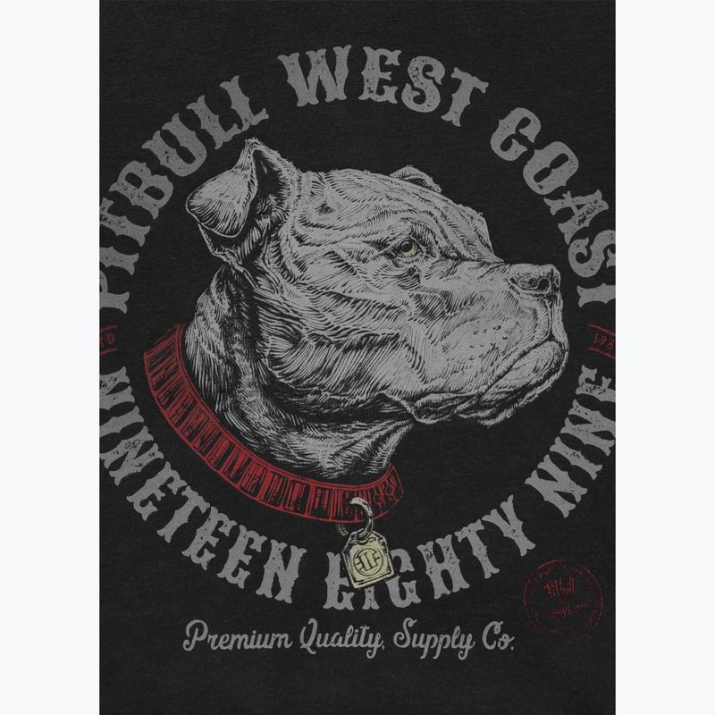 Men's sweatshirt Pitbull Strenght & Respect Crewneck washed dark graphite 8