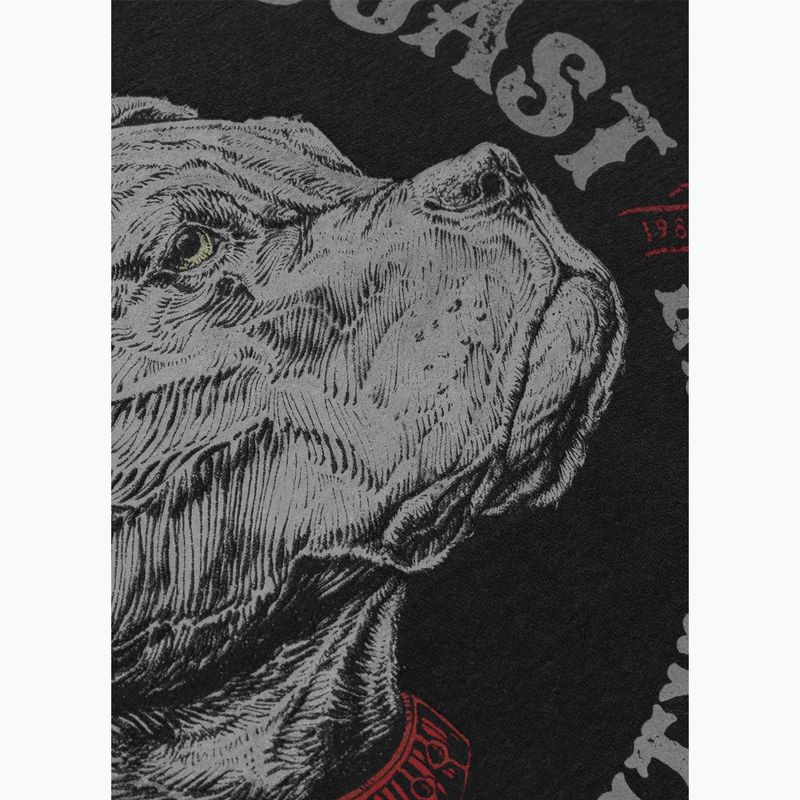 Men's sweatshirt Pitbull Strenght & Respect Crewneck washed dark graphite 9