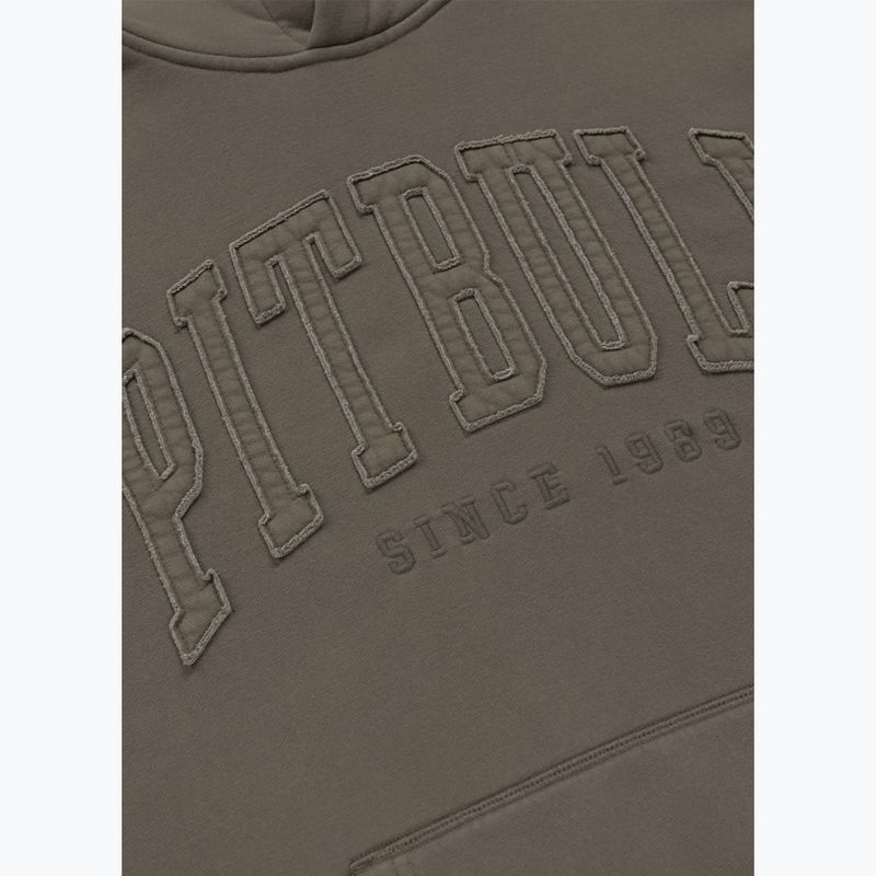 Men's sweatshirt Pitbull Orlando Hooded major olive 3