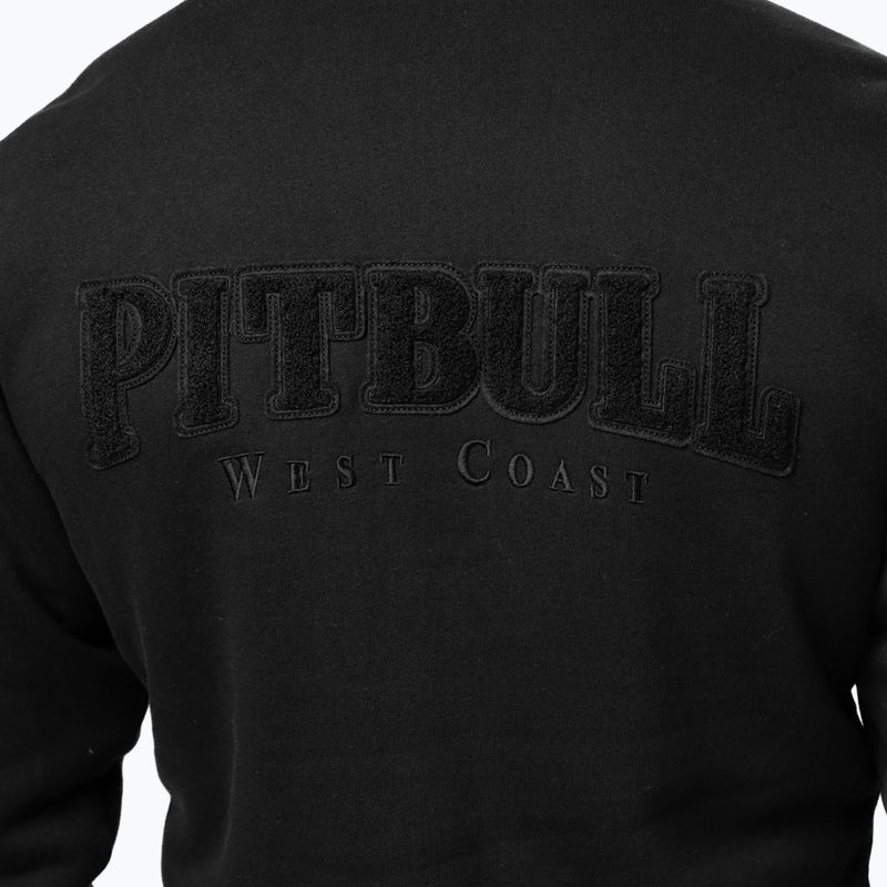Men's sweatshirt Pitbull Ruffin Detroit Hooded Zip black/black 5