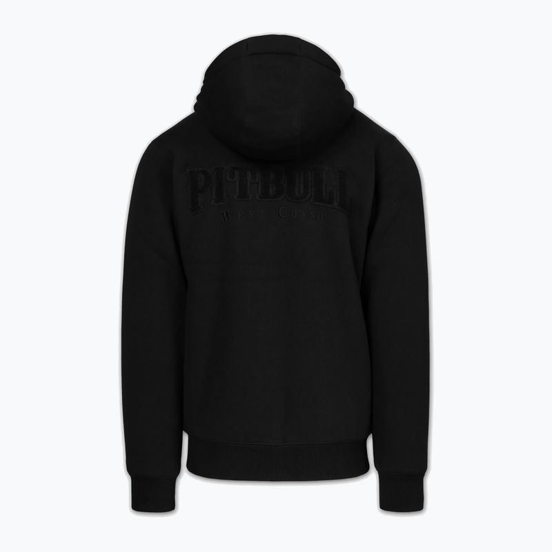 Men's sweatshirt Pitbull Ruffin Detroit Hooded Zip black/black 7