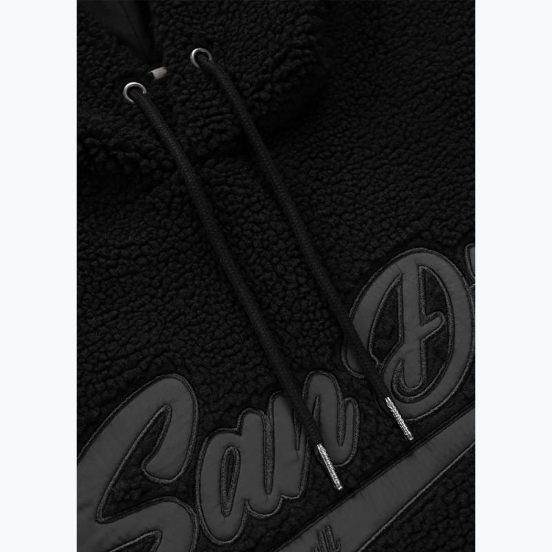 Men's sweatshirt Pitbull Galaxy Hooded black 6