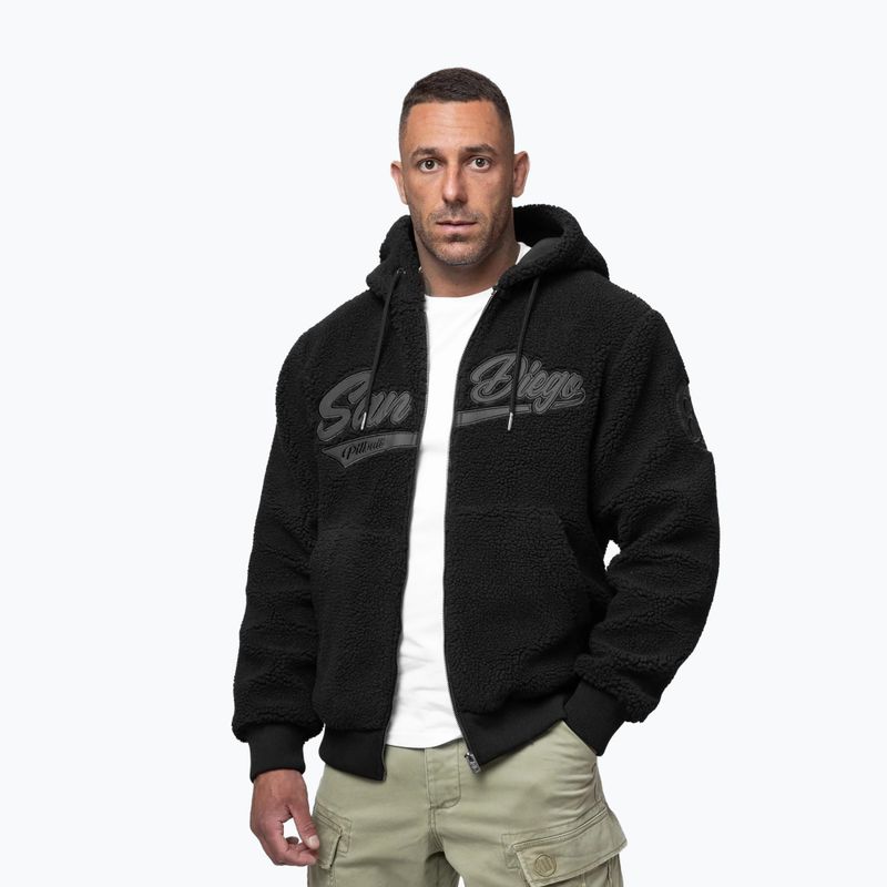 Men's sweatshirt Pitbull Galaxy Hooded Zip black 3