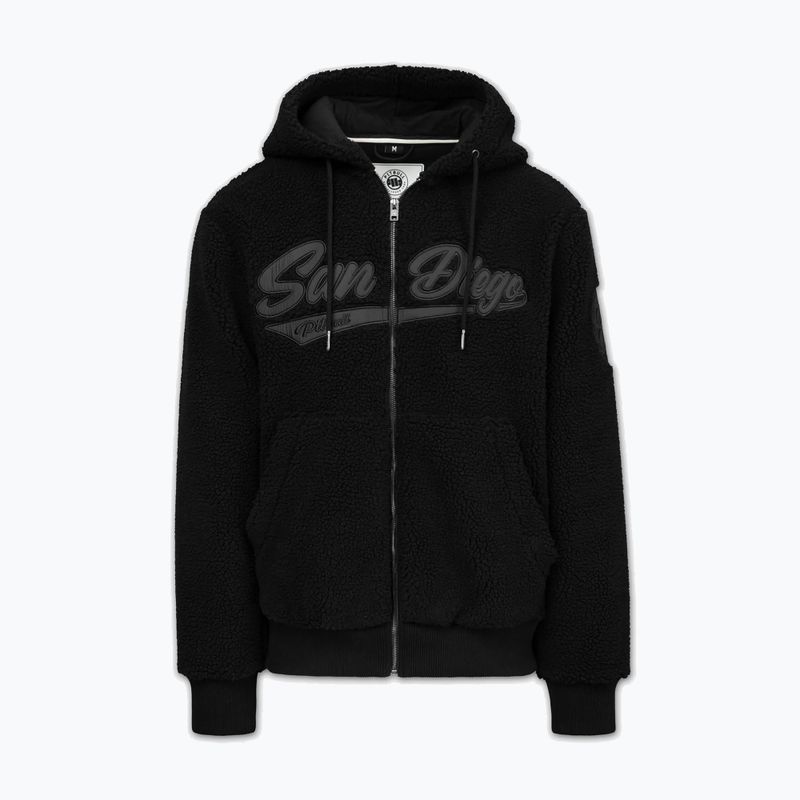 Men's sweatshirt Pitbull Galaxy Hooded Zip black 5