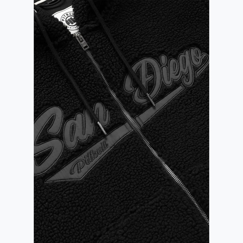 Men's sweatshirt Pitbull Galaxy Hooded Zip black 8