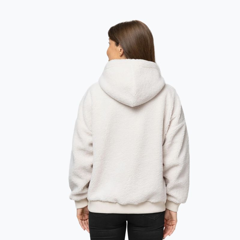 Women's sweatshirt Pitbull Daisy Hooded Zip light beige 3