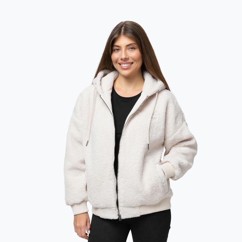 Women's sweatshirt Pitbull Daisy Hooded Zip light beige 4