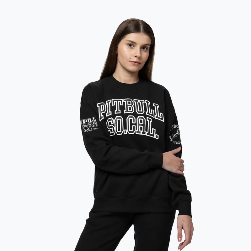 Women's sweatshirt Pitbull Crewneck Fiora black/black 4