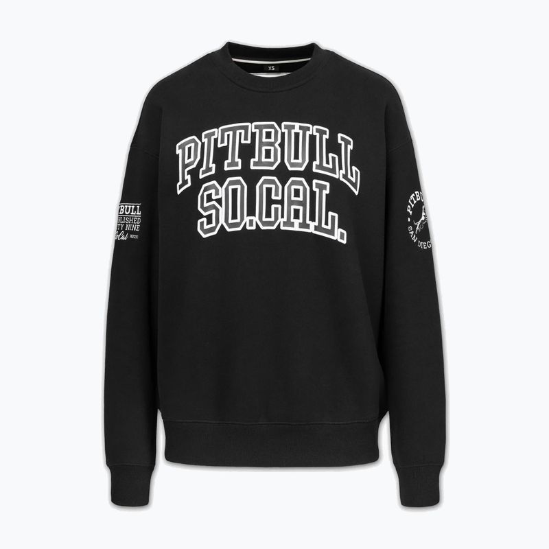 Women's sweatshirt Pitbull Crewneck Fiora black/black 5