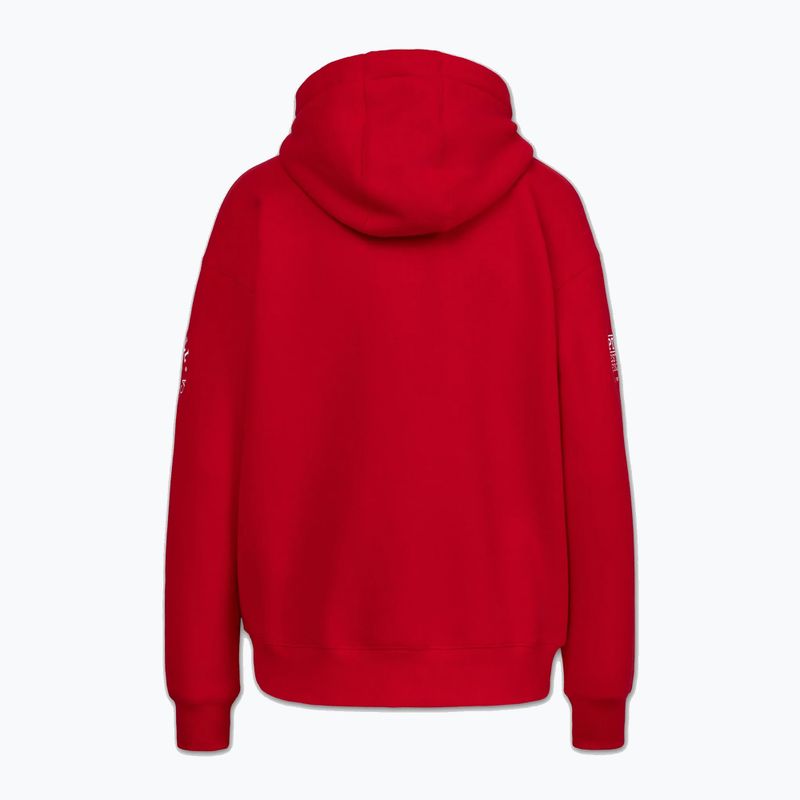 Women's sweatshirt Pitbull Fiora Hooded wild red 5