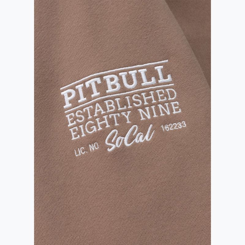 Women's sweatshirt Pitbull Fiora Hooded chocolate mousse 10