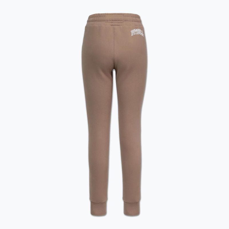 Women's trousers Pitbull Fiora Slim chocolate mousse 5
