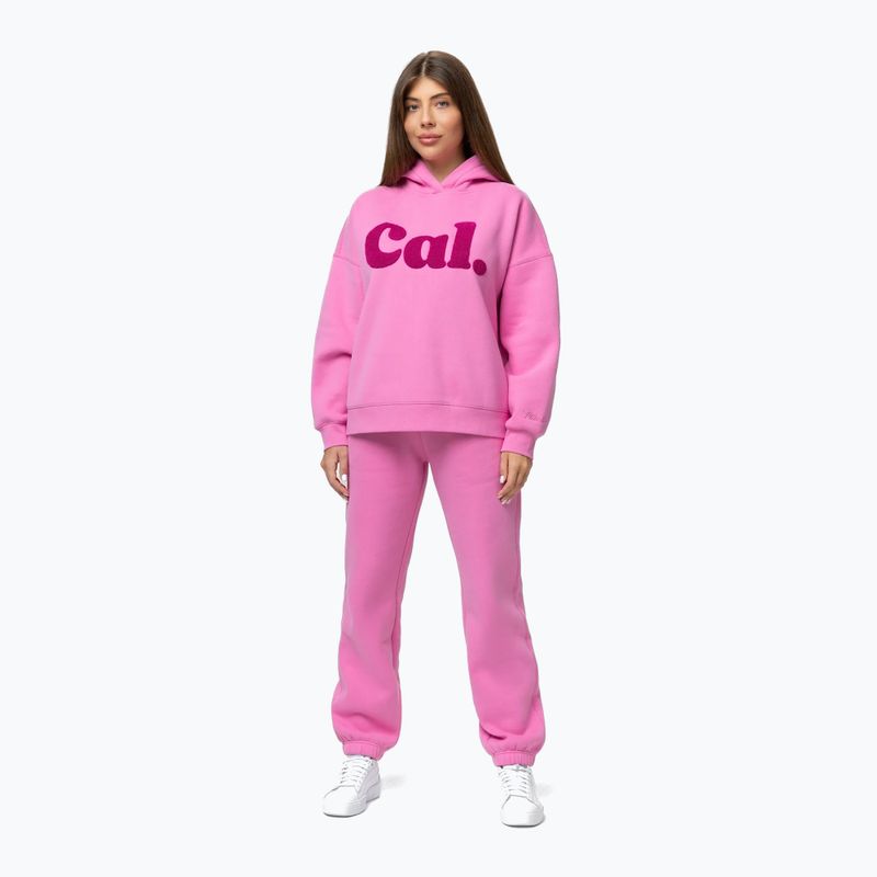 Women's sweatshirt Pitbull Cal. Hooded ice pink 2