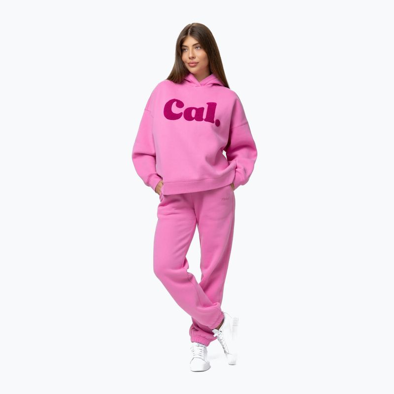 Women's sweatshirt Pitbull Cal. Hooded ice pink 6