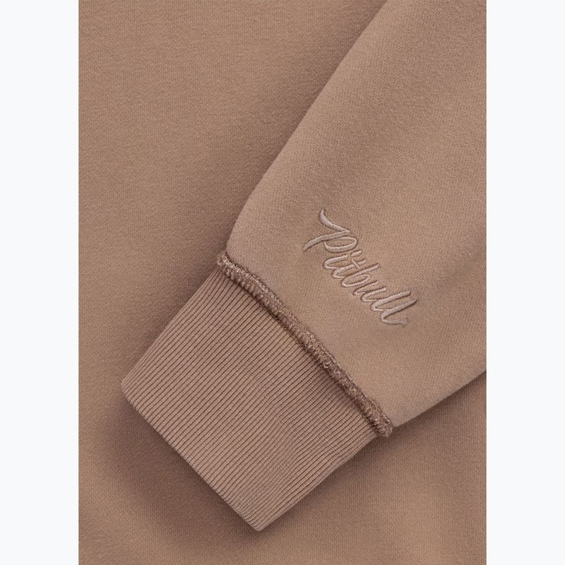 Women's sweatshirt Pitbull Lovia Hooded chocolate mousse 8