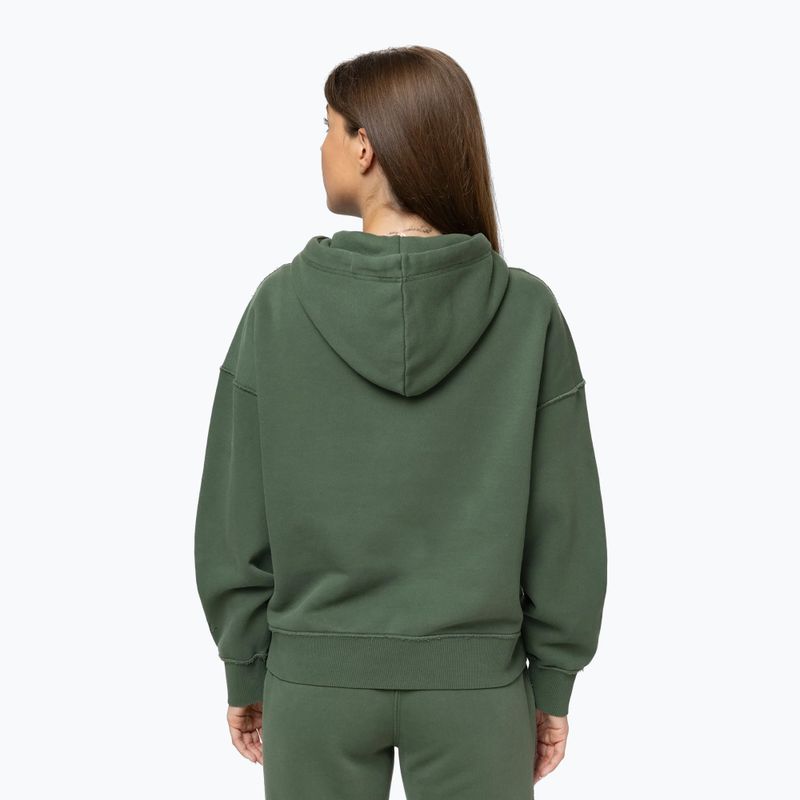 Women's sweatshirt Pitbull Lovia Hooded sage green 3