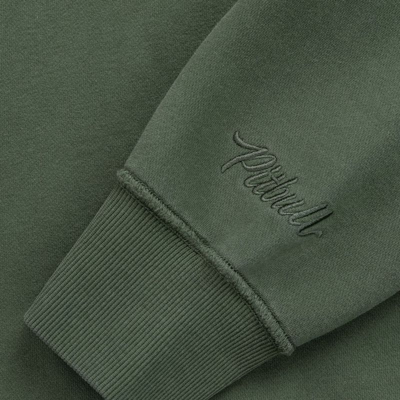 Women's sweatshirt Pitbull Lovia Hooded sage green 9