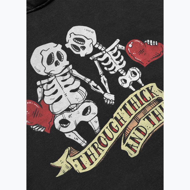 Women's sweatshirt Pitbull Thick & Thin Hooded dark graphite 7