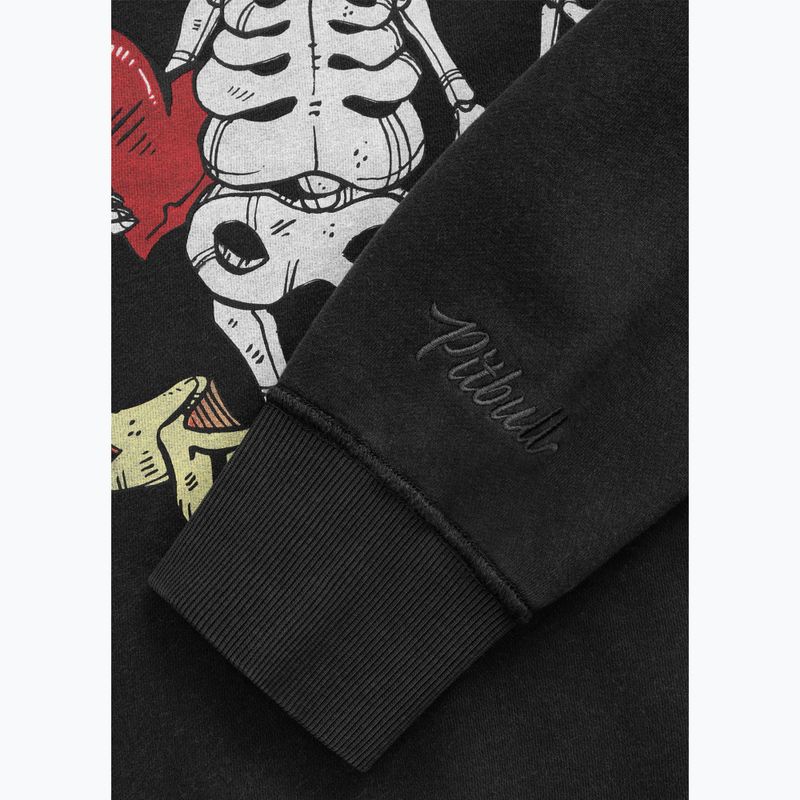 Women's sweatshirt Pitbull Thick & Thin Hooded dark graphite 9