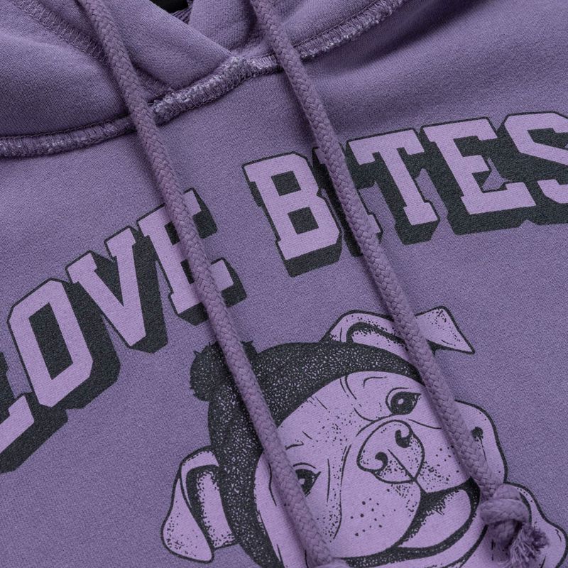 Women's sweatshirt Pitbull Love Bites Hodded dusty grape 6