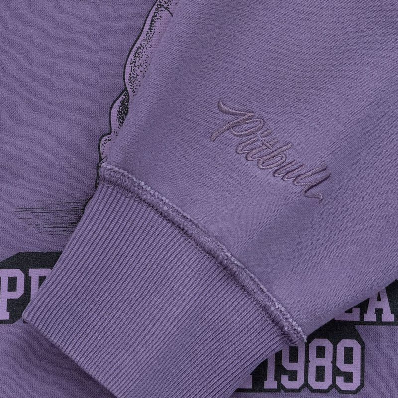 Women's sweatshirt Pitbull Love Bites Hodded dusty grape 8