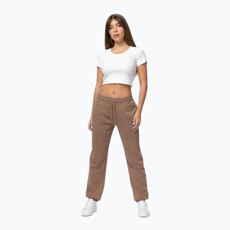 Women's trousers Pitbull Lovia chocolate mousse 2