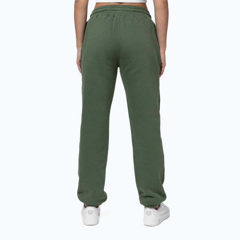 Women's trousers Pitbull Lovia sage green 3