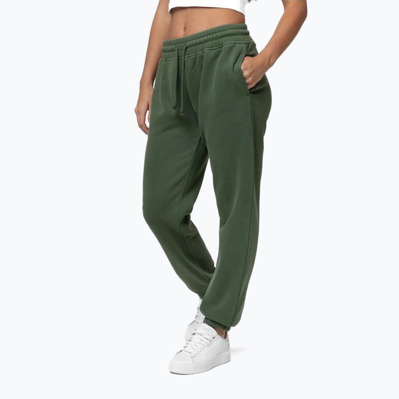 Women's trousers Pitbull Lovia sage green 4