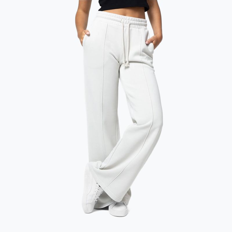 Women's trousers Pitbull Lovia Wide white stone 5