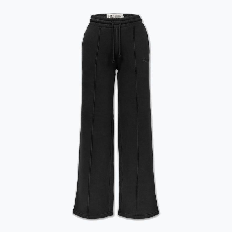 Women's trousers Pitbull Lovia Wide washed dark graphite 5