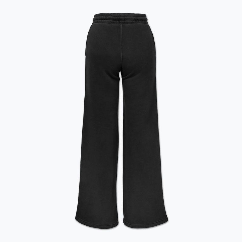 Women's trousers Pitbull Lovia Wide washed dark graphite 6