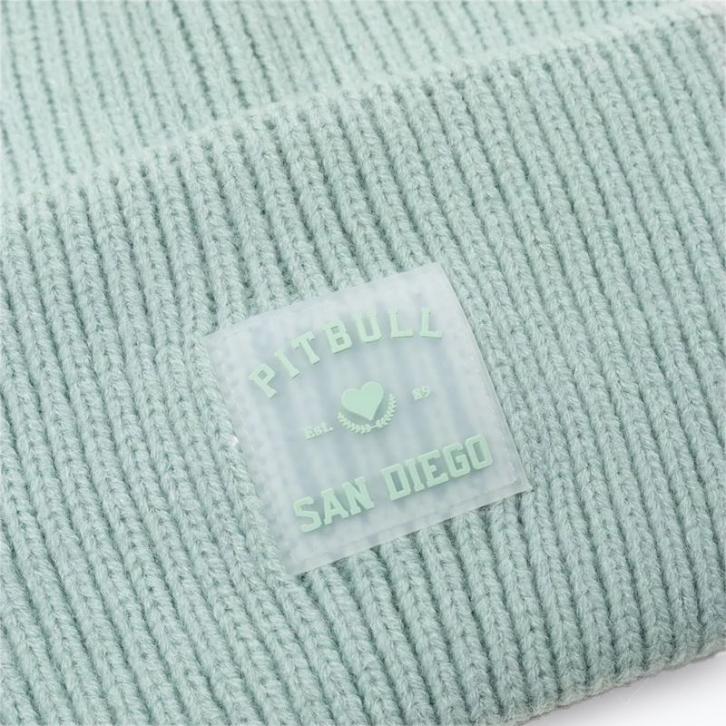 Winter hat Pitbull Beanie Love PB light mint 2