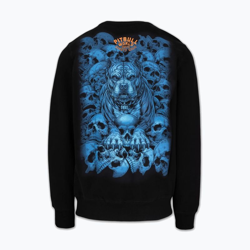 Men's sweatshirt Pitbull Crewneck Guardian Angel black 2