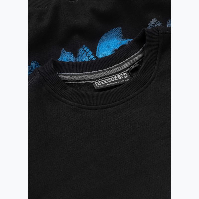 Men's sweatshirt Pitbull Crewneck Guardian Angel black 3