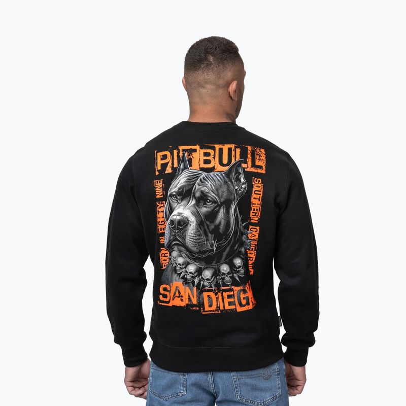 Men's sweatshirt Pitbull Crewneck Blacky black 3
