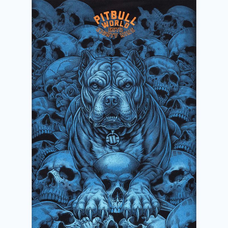 Men's sweatshirt Pitbull Guardian Angel Hooded black 4