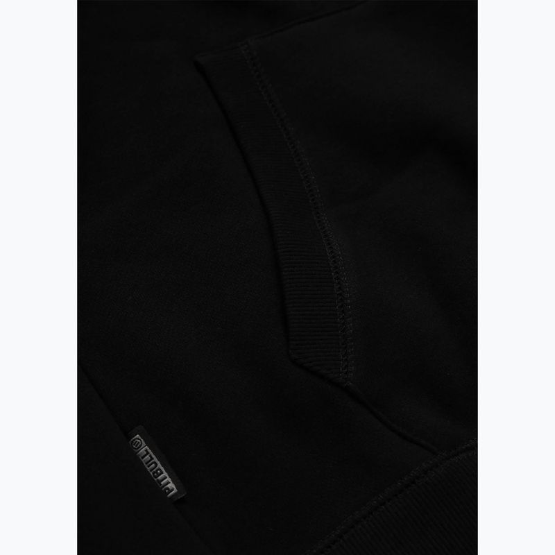 Men's sweatshirt Pitbull Guardian Angel Hooded black 7