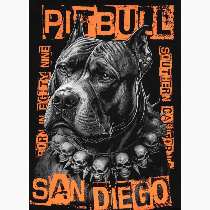 Men's sweatshirt Pitbull Blacky Hooded black 7