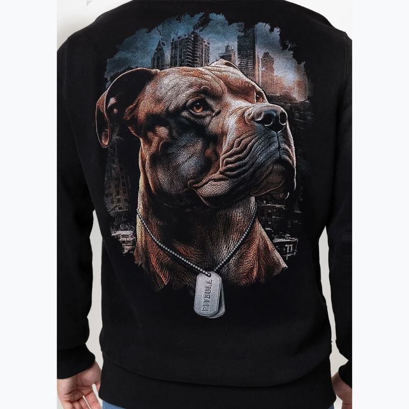 Men's sweatshirt Pitbull Hero Hooded black 3