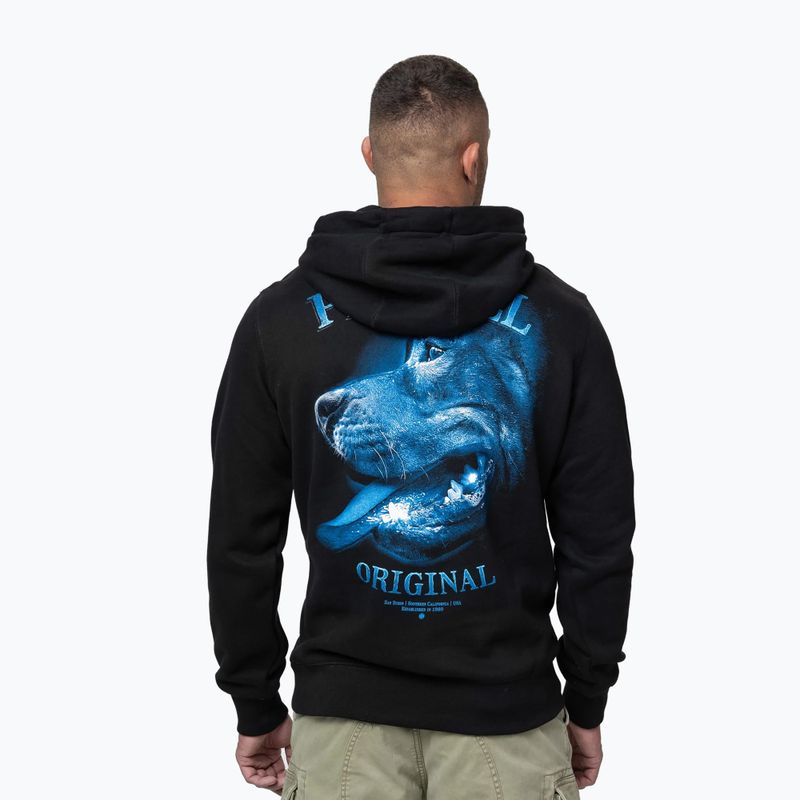 Men's sweatshirt Pitbull Midnight Hooded black 3