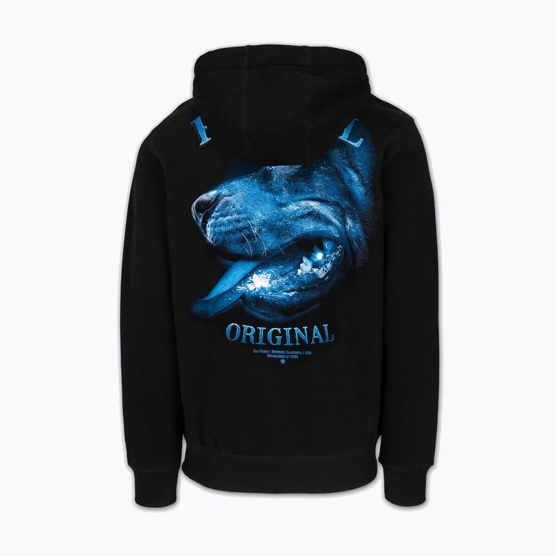 Men's sweatshirt Pitbull Midnight Hooded black 5