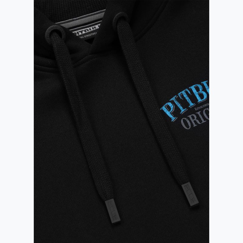 Men's sweatshirt Pitbull Midnight Hooded black 6