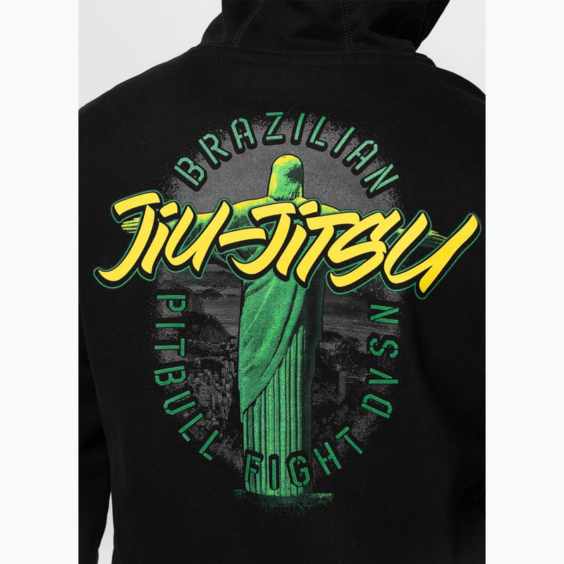 Men's sweatshirt Pitbull Bjj Fight Dvsn Hooded black 5