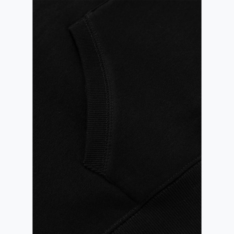 Women's sweatshirt Pitbull Puppy 2 Hooded black 6