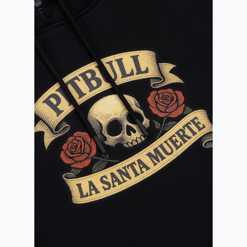 Women's sweatshirt Pitbull La Santa Muerte Hooded black 8