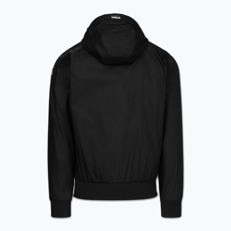 Men's jacket Pitbull Athletic Logo Nylon Hooded black 6