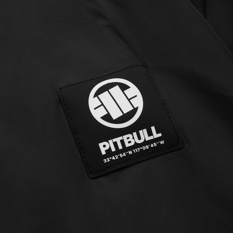 Men's jacket Pitbull Athletic Logo Nylon Hooded black 10