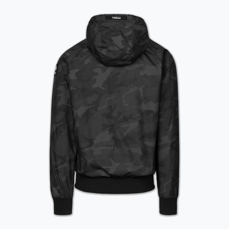Men's jacket Pitbull Athletic Logo Nylon Hooded black 7