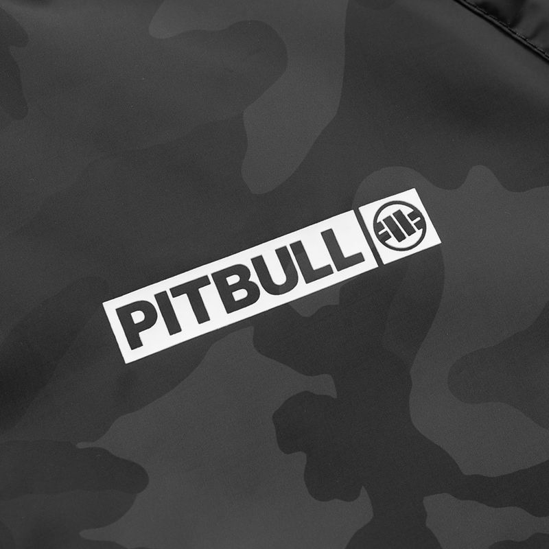 Men's jacket Pitbull Athletic Logo Nylon Hooded black 10